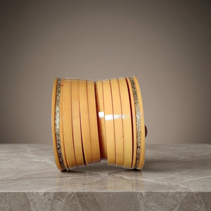 Bracelets de mariage en résine ivoire de qualité supérieure, design religieux en forme de boule, style indien traditionnel pour filles, vente en gros - Product Image 1
