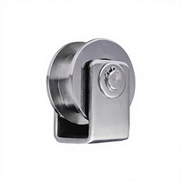 Poulie à gorge unique en acier inoxydable 304 pour câble, roulement de synchronisation, roue de guidage pour porte coulissante, OEM personnalisable, 50 mm