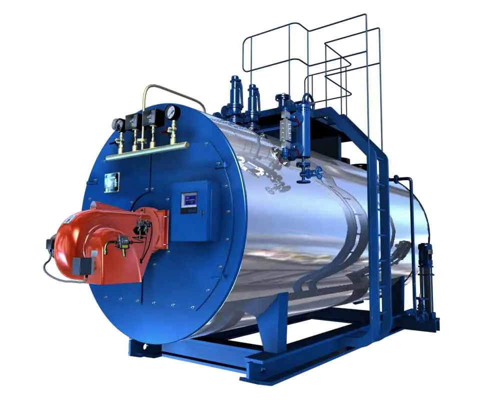 Oil fired steam boiler фото 7