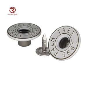 Nhà Máy Giá Biểu Tượng Tùy Chỉnh Kim Loại Quần Jean Nút Với Đinh Tán Brass Denim Nút Cho Quần Jean - Product Image 5