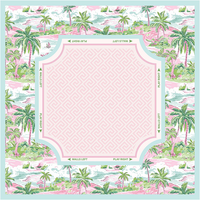 Tapis de table de mahjong YinShou Tropical & Floral, tapis en caoutchouc silencieux antidérapant, couverture carrée absorbant l'eau pour le mahjong américain