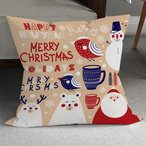 Housse de coussin carrée en promotion, décorations de Noël pour la maison, ensembles de housses de coussin pour canapé - Product Image 4