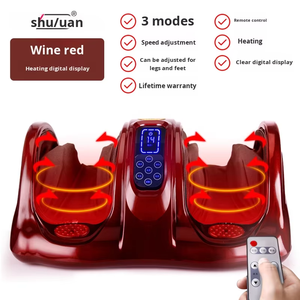 Precio barato Calefacción eléctrica Masajeador de pies Amasado Calefacción airbag Envoltura Dispositivo vibratorio para aliviar el dolor - Product Image 4