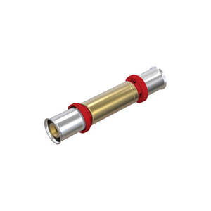 Ikar Straight Double <b>Telescopic</b> Press Fitting D.16x2 D.16x2 Plumbing Hose Connector - Product Image 1