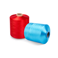 Fil de polyester 75/72 couleurs de bonne qualité pour l'industrie du vêtement