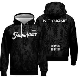 Sudadera de lana de camuflaje Premium personalizada, Sudadera con capucha para mujer con tu imagen, Sudadera con capucha Premium personalizada DIY para hombre y mujer - Product Image 3