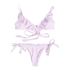 Nuevo Bikini de Lujo XL para Mujer, Traje de Baño de Una Pieza con Tirantes, Estampado de Puntos, Corte en V, Personalizado con Logotipo Frontal - Product Image 4