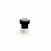 Interrupteur tactile LED rouge 12V rond avec cadre, 6*6*8.3mm DIP pour PCB