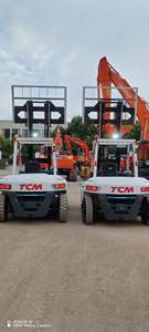 Montacargas Usado con Motor Diésel de 7 Toneladas, TCM FD70, Longitud de Horquilla de 1220 mm, Montacargas Japonés con 6 Meses de Garantía - Product Image 4