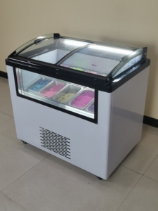 Tùy Chỉnh Ice Cream <span class=keywords><strong>Showcase</strong></span> Tủ Đông Gelato Hiển Thị Tủ Lạnh Tủ Đông Tủ Đông Kem Hiển Thị Tủ Đông Cho Bán - Product Image 4