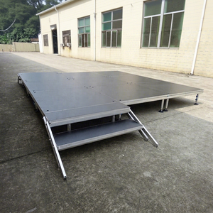 Plateforme de scène pour événements en plein air, plateforme antidérapante, aluminium, quatre pieds - Product Image 1