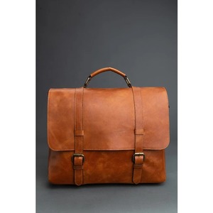 6515 Nouvelle mallette pour ordinateur portable rétro marron classique personnalisée - Product Image 1