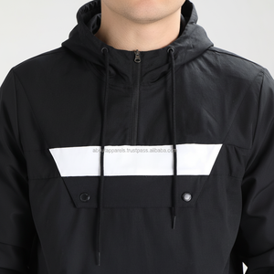 Nueva llegada al aire libre de moda transpirable 100% PVC Nylon Anorak cortavientos chaqueta y abrigo - Product Image 1