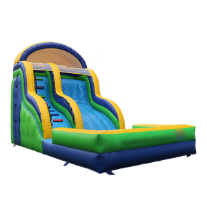 Château gonflable commercial avec toboggan <span class=keywords><strong>aquatique</strong></span> pour enfants - Product Image 2