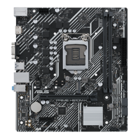 Carte mère pour ordinateur de bureau ASUS H510M-K M ATX, LGA1200, H510, double DDR4, prise en charge de 64 Go de RAM, processeur de 10e/11e génération, ports SATA USB2.0