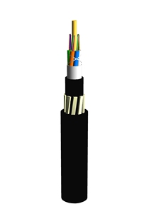 Câble à <span class=keywords><strong>fibre</strong></span> <span class=keywords><strong>optique</strong></span> tout diélectrique autoporteur avec élément de résistance central en FRP de code 2/24/36/48 pour câbles et fils - Product Image 3