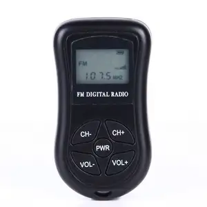 بسعر الجملة جهاز استقبال FM رقمي صغير حساس للركض مع سماعة لترجمة الحدث راديو FM محمول