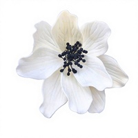 Bouquet de tournesols en bois de Sola de 13 cm, étamines noires, fait main, écologique, imperméable, décoration d'intérieur pour anniversaire, remise de diplôme, fête des pères