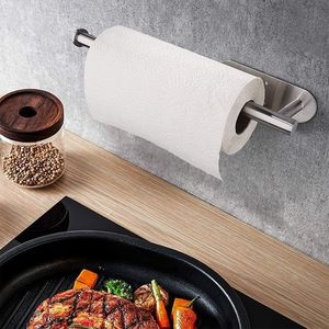 <b>Kitchen</b> <b>paper</b> towel and plastic wrap holder, no-drill toilet <b>paper</b> storage rack, wall-mounted - Product Image 3