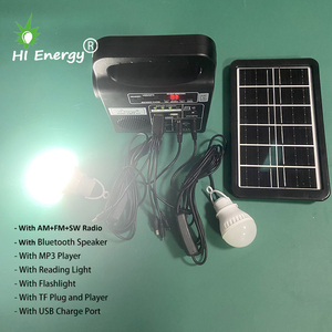 Kit d'éclairage domestique miniature HiEnergy, panneau solaire portable d'intérieur, éclairage LED, système d'éclairage domestique miniature, stockage d'énergie au lithium-ion - Product Image 4