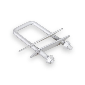 M4 5 6 8 10 boulons en <span class=keywords><strong>U</strong></span> photovoltaïques Double pression simple plateau en acier accessoires d'énergie solaire avec plateau à double trou - Product Image 6