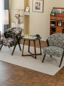 Sillón Individual de Terciopelo Nórdico, Muebles para el Hogar, Sala de Estar <span class=keywords><strong>y</strong></span> Dormitorio, Sillón Vintage, Sofá Pequeño Minimalista - Product Image 2