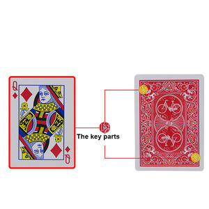Carte da gioco magiche da palcoscenico carte da poker a forma di T carte doganali per <span class=keywords><strong>mago</strong></span> - Product Image 2