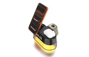 Reloj Despertador Digital OEM/ODM con Carga Rápida 3 en 1, <span class=keywords><strong>Cargador</strong></span> Inalámbrico y Luz Nocturna para Hogar y Oficina - Product Image 4