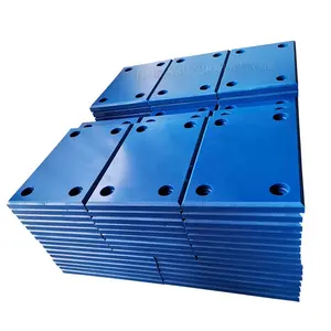 Blue Low Coefficient Of Friction Uhmwpe Marine Fender Pad Hdpe Fenders Boat Marine Impact Resistance Marine Fender Prices