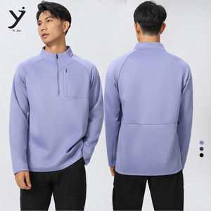 Sweat-shirt à col montant et demi-zip de grande taille à séchage rapide pour les sports de plein air et les aventures athlétiques - Product Image 2