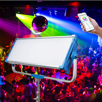 Studio allume la lumière LED RGBW avec équipement de fabrication vidéo à distance 500w 2800-9990k éclairage photographique à panneau souple 95ra