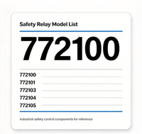 772100 772101 772102 772105 Module de relais de sécurité configurable, unité de contrôle de sécurité pour l'automatisation industrielle
