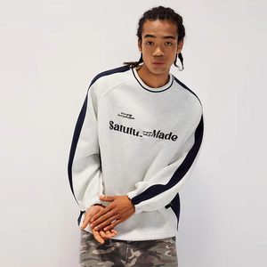 Sweat-shirt unisexe à capuche et épaules tombantes, uni, en polyester/coton, respirant, avec impression sérigraphiée sur le devant, en molleton, idéal pour l'automne - Product Image 1