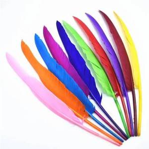 Puntatori d'oca <span class=keywords><strong>piume</strong></span> 25-30 cm <span class=keywords><strong>piume</strong></span> <span class=keywords><strong>piume</strong></span> Plumas <span class=keywords><strong>angelo</strong></span> pennacchio di Badminton copricapo costumi decorazione - Product Image 6