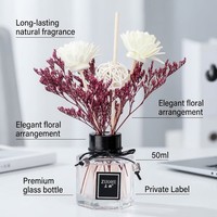 Diffuseur de parfum en gros OEM 50 ml personnalisé avec emballage sur mesure pour l'image de marque d'entreprise