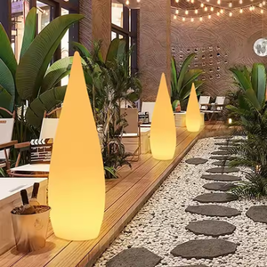 Lampes solaires d'extérieur en forme de goutte d'eau, lumières d'ambiance pour cour, jardin, <span class=keywords><strong>terrasse</strong></span>, décorations de paysage, lampes de sol - Product Image 3