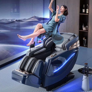 Fábrica al por mayor de alta calidad barato 4D cuerpo completo gravedad cero uso en el hogar silla de masaje de doble movimiento con masaje de pies - Product Image 5
