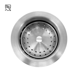 Certification CUPC, bouchon de vidange d'évier de cuisine de 4,5 pouces, filtre et bouchon d'évier de cuisine en acier inoxydable, panier filtrant pour évier de cuisine avec <span class=keywords><strong>queue</strong></span> - Product Image 3