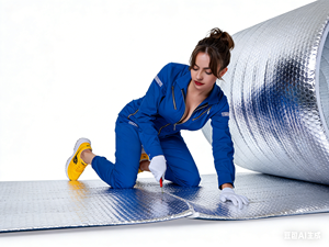 יריעת בועות מחומרים מחזירי חום, ניתנים להתאמה אישית, מאלומיניום/פוליאסטר מצופה מתכת, לשימוש בבידוד בנייה/אריזה - Product Image 2