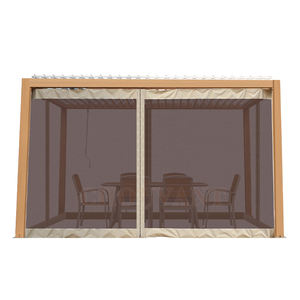 กระโจมอลูมิเนียมสำหรับปลูกในสวนกลางแจ้งมีมอเตอร์บังแดดกันน้ำได้ - Product Image 5