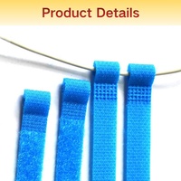 Promotion : Bande de fixation en nylon double face en forme de P, écologique, auto-agrippante pour la gestion des câbles médicaux et électroniques