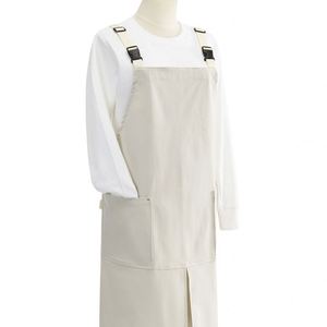 Bottom Open Back Snap Design 100% Polyester Waterproof Household <b>Apron</b> - Product Image 1