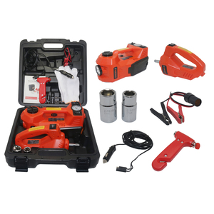 Portable Electric Vehicle Maintenance <strong>Jack</strong> with 15.5-45cm Lifting Height 3-Function Hydraulic <strong>Jack</strong> Lighting &amp; <strong>Inflatable</strong> Tool - Product Image 1