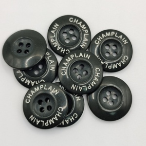 راتنج مخصص البلاستيك Flatback عالية الجودة الأزياء المستدامة أزرار الملابس 4 حفرة - Product Image 4