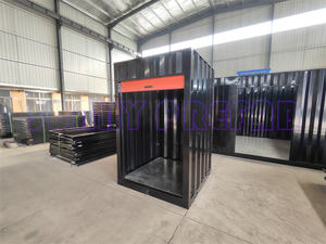 MINI5 * 5 بوصة 5*10 أقدام حزمة مسطحة مجموعة باب الأسطوانة القابلة للتفكيك نهدم التخزين الذاتي حاوية محمولة - Product Image 3