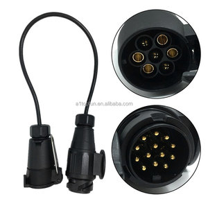 Meilleure vente Usa vers Eur convertisseur de lumière de <span class=keywords><strong>remorque</strong></span> <span class=keywords><strong>7</strong></span> voies Usa prise de lame à 7pin Eur grande prise ronde <span class=keywords><strong>adaptateur</strong></span> de <span class=keywords><strong>remorque</strong></span> - Product Image 2