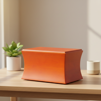 Urnas Funerarias de Madera Sólida Modernas y de Lujo Personalizadas ZHIHE para Perros y Gatos con Recubrimientos Ecológicos y Almacenamiento de Cenizas Biodegradable