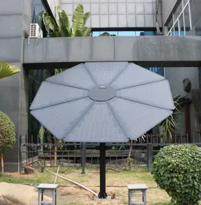 1KW Solar Flower Off Grid MPPT Changer Small Portable Solar Generator Energy System Setup For Home