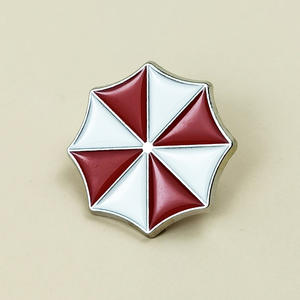 Broche Resident Evil, logo parapluie créatif effet goutte d'huile, badge géométrique pour sac à dos de garçons, produit dérivé de films et séries TV - Product Image 1