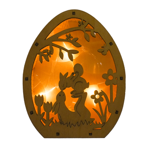 Adorno de Madera Ecológico con Diseño de Conejito en Bicicleta, Impreso en <span class=keywords><strong>3D</strong></span>, para Decoración del Hogar, Pascua - Product Image 6